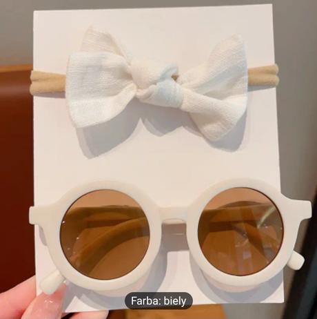 Detská sada okuliare + čelenka, 