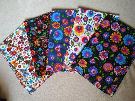 Folk sukienka s bordurou, 50 - xxl