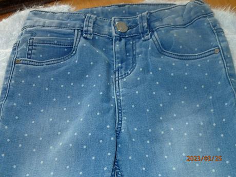 Mäkkučké rifličky tenšie s bodkami ca, c&a,134