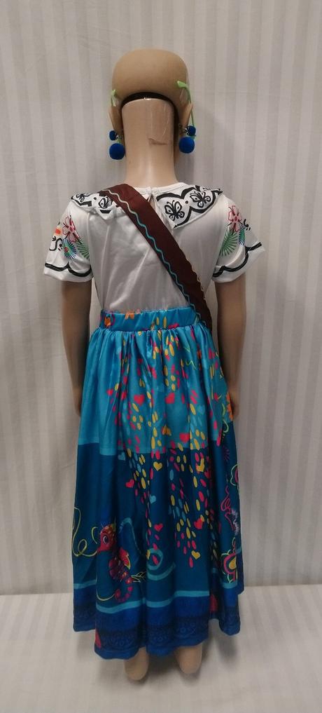 Kostým mirabel encanto šaty, set doplnkov, 128-140, 