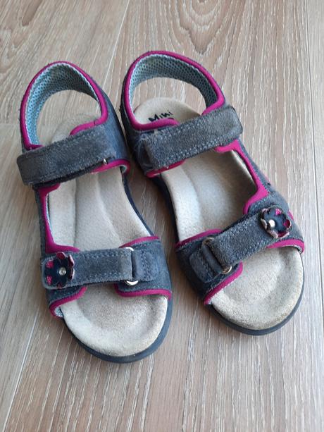 Modroružové sandálky, baťa,31