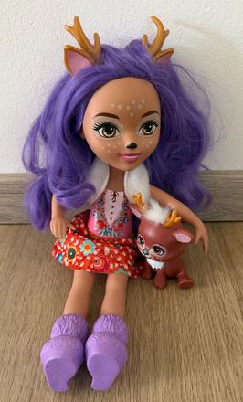 Bábika enchantimals danessa deer so srnčekom, 