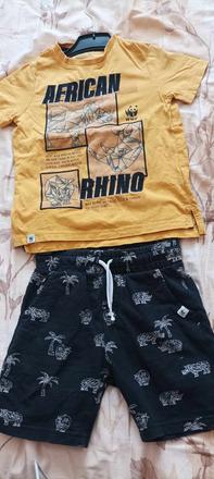 Súprava tričko a kátke nohavice, f&f,116