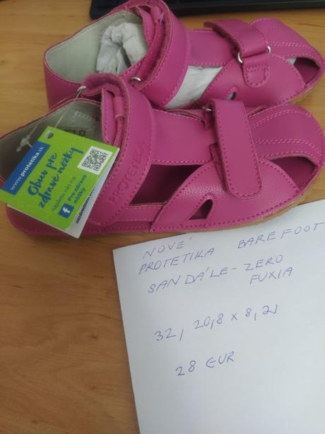 Nové barefoot sandále 32, protetika,32