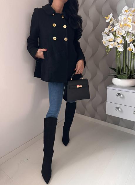 Juicy couture - vlnený kabát, m