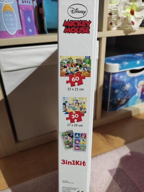 2x puzzle + karty čierny peter 3v1, 