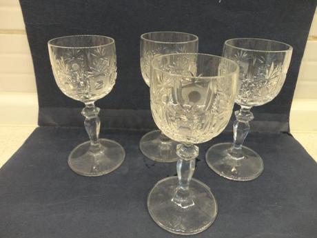 Poháre na prípitok - brúsené sklo, 