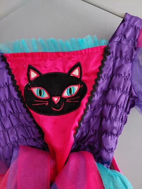 Čarodejnica / mačička karnevalové šaty veľ.80-86,