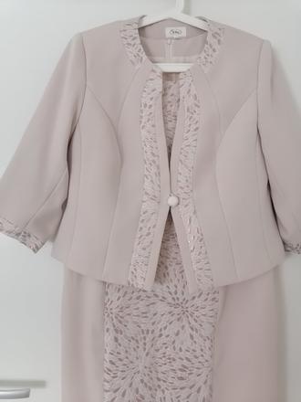 Šaty so sakom pre svadobnú mamu, 44