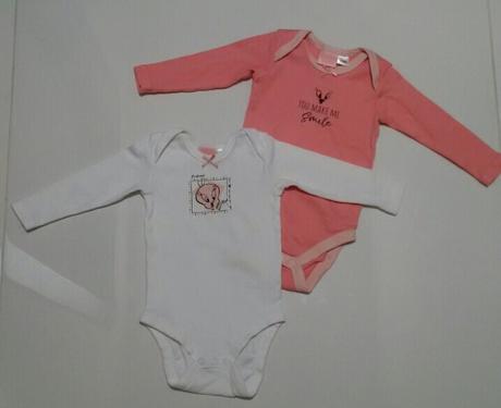 2 x body tweety 62/68, lupilu,62