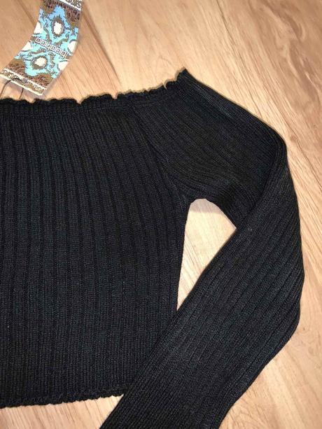 Off shoulder sveter boohoo m, 38 / m
