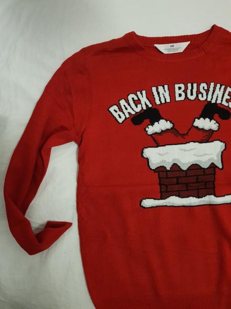 Svetrik vianocny, h&m,146