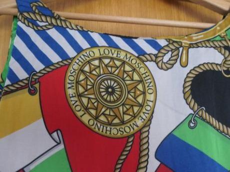 Love moschino luxusne letne damske saty vel. m/l, moschino,m