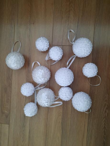 Vianočné gule - handmade, 
