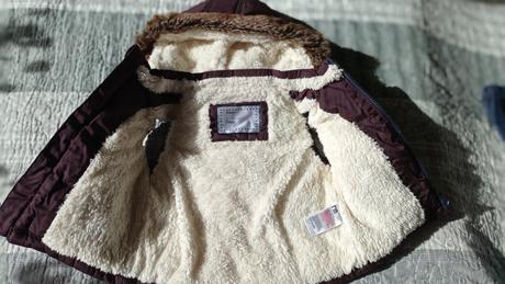 Zateplena vesta s kožušinkou, mothercare,92