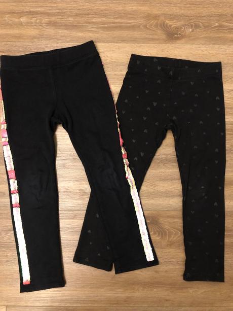 Cierne leginy h&m vel.110, h&m,110