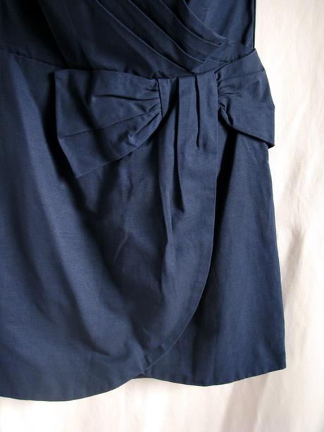 Tmavomodré spoločenské šaty, h&m,42