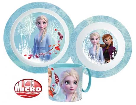 Jedálenská súprava plast frozen - skladom,