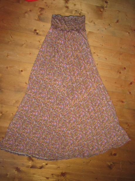 Maxi kvetinkové šaty, s