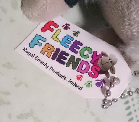 Plyšová ovečka fleecy friends, 10 cm, 