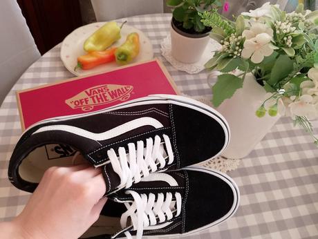 Tenisky vans old skool black white unisex vel. 40, vans,40