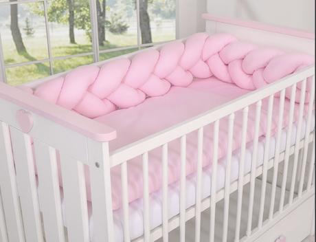 Nový pletenec / vrkoč 180 / 360 cm ružový - pink, šírka (cm): 180,dĺžka (cm): 180