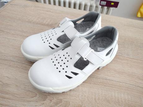 Biele pracovné sandále 38, 38