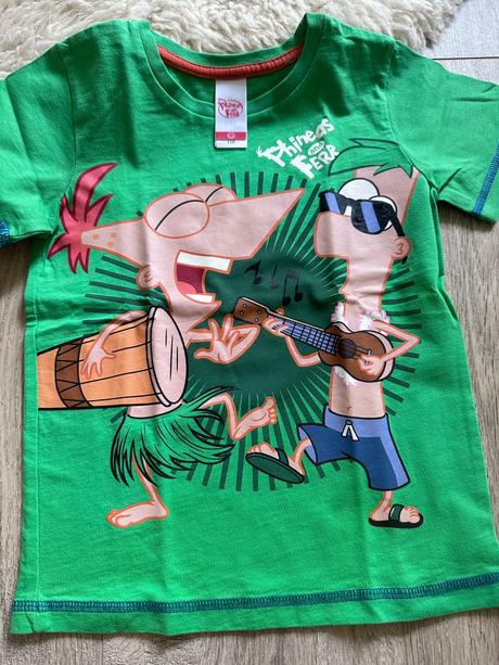 Tričko phineas and ferr, c&a,110