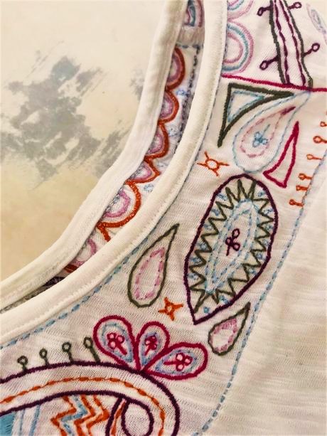 Voľné zvonové tielko vintage, next,40