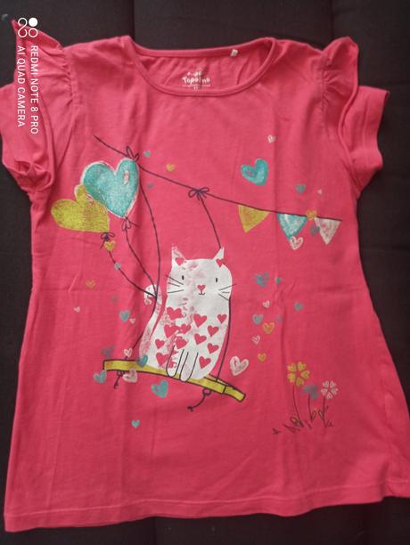Tričko s mačičkou, topolino,122