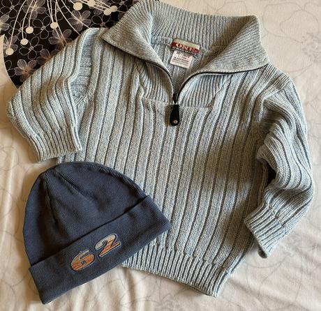 Pletený sveter zn. basic one originál v. 98, 98