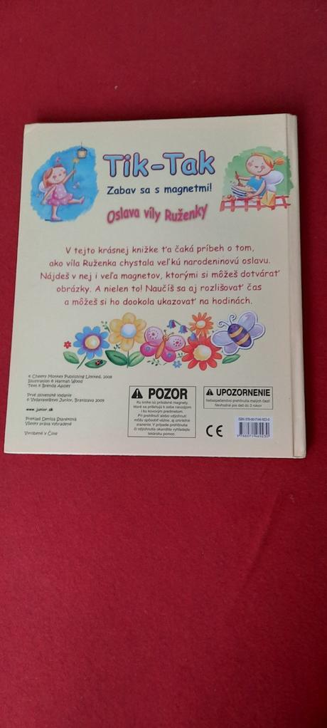 Knižka s magnetkami -tik -tak (32-26 cm,