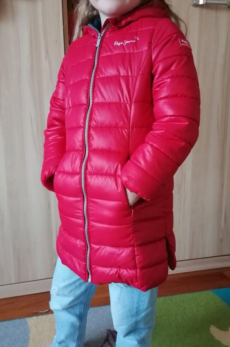 Teplá dlhsia bundicka, pepe jeans,116