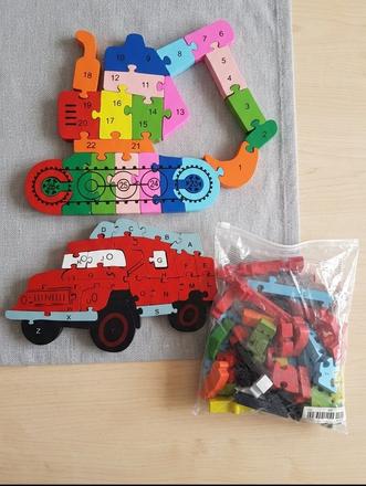 Drevené puzzle, 