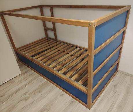 Detská posteľ kura ikea, šírka (cm): 100,dĺžka (cm): 210