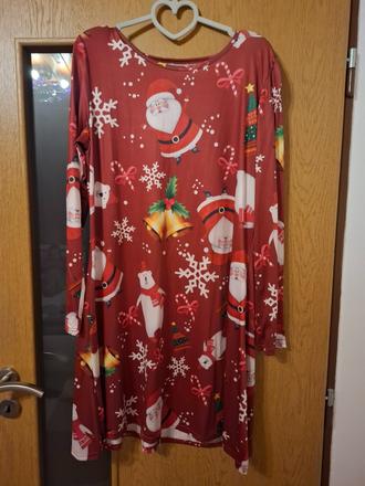 Vianočné šaty dva druhy, xl