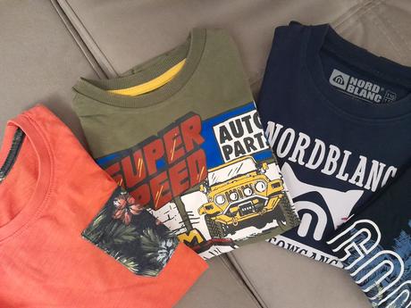 Tričká 4 kus4 110/116, f&f,110