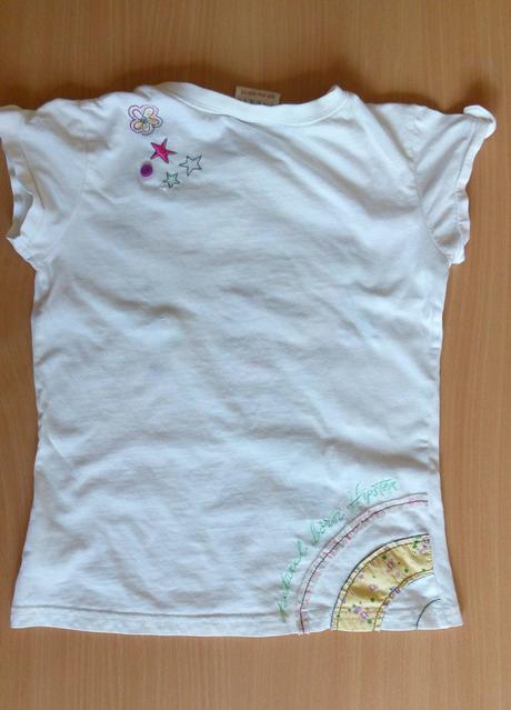 Vyšívané tričko s dievčaťom, asi na 5-6 r., next,116