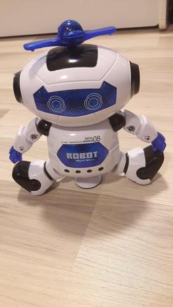 Robot so zvukom a svetlom,