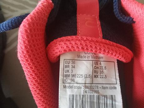 Modré tenisky decathlon, decathlon,36