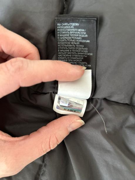 The north face fialová zimná bunda, m