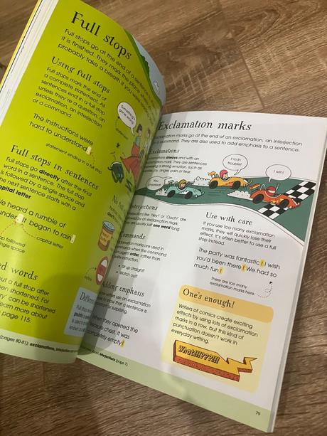 Usborne anglická kniha o gramatike, 