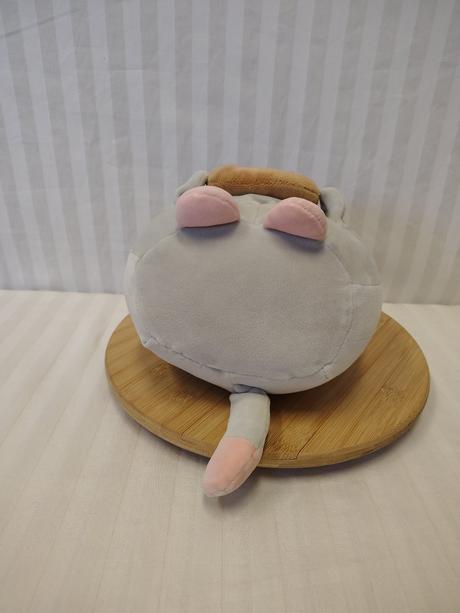Plyšová mačička pusheen s donutom, 28 cm,