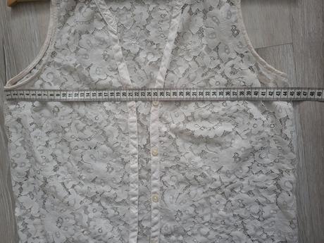 Vzorovaná blúzka bez rukávov, h&m,s