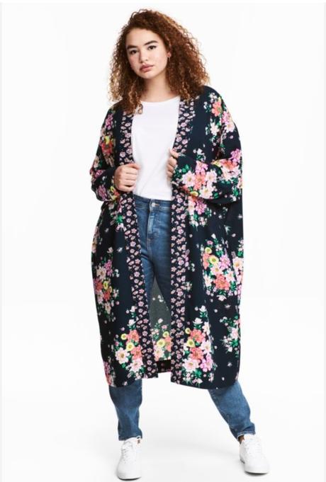 Plážový kaftan, župan, kimono, h&m,s