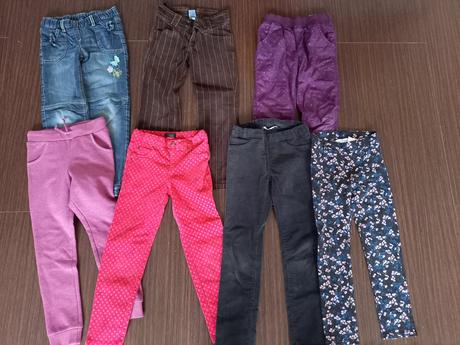 Nohavice, legíny, tepláky 122-128, 128