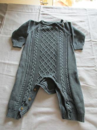 Pletený overál h&m č.74, h&m,86