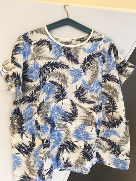 Ľanová letná blúzka, xxxl