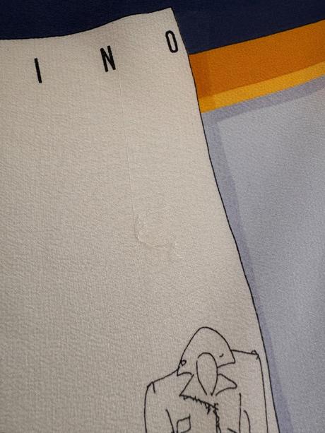 Moschino - farebná šatka, moschino