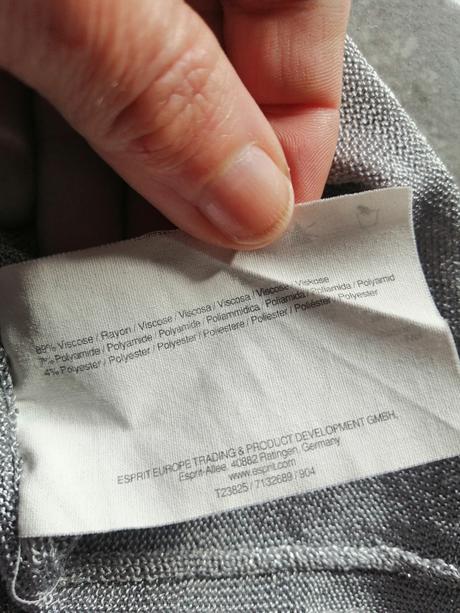 Strieborné viskózové šaty esprit, vm, esprit,m
